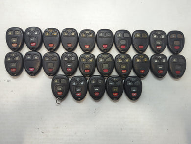 Lot of 25 Chevrolet Keyless Entry Remote Fob MIXED FCC IDS MIXED PART