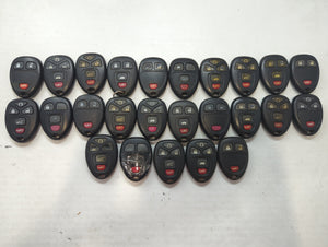 Lot of 25 Chevrolet Keyless Entry Remote Fob MIXED FCC IDS MIXED PART