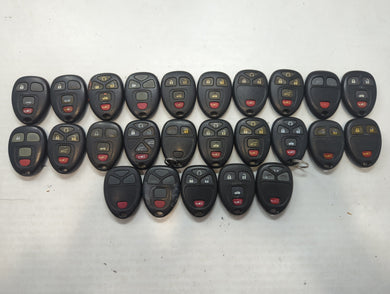 Lot of 25 Chevrolet Keyless Entry Remote Fob MIXED FCC IDS MIXED PART