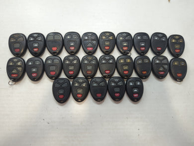 Lot of 25 Chevrolet Keyless Entry Remote Fob MIXED FCC IDS MIXED PART