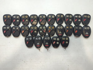 Lot of 25 Chevrolet Keyless Entry Remote Fob MIXED FCC IDS MIXED PART