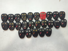 Lot of 25 Chevrolet Keyless Entry Remote Fob MIXED FCC IDS MIXED PART