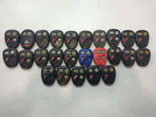 Lot of 25 Chevrolet Keyless Entry Remote Fob MIXED FCC IDS MIXED PART