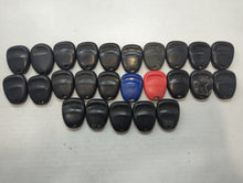 Lot of 25 Chevrolet Keyless Entry Remote Fob MIXED FCC IDS MIXED PART