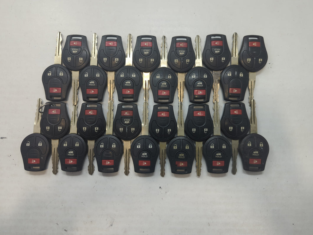 Lot of 25 Nissan Keyless Entry Remote Fob MIXED FCC IDS MIXED PART