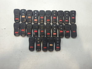 Lot of 25 Nissan Keyless Entry Remote Fob MIXED FCC IDS MIXED PART