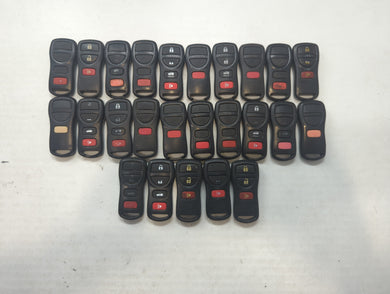 Lot of 25 Nissan Keyless Entry Remote Fob MIXED FCC IDS MIXED PART