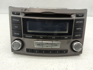 2012-2014 Subaru Legacy Radio AM FM Cd Player Receiver Replacement P/N:86201AJ61A Fits 2012 2013 2014 OEM Used Auto Parts