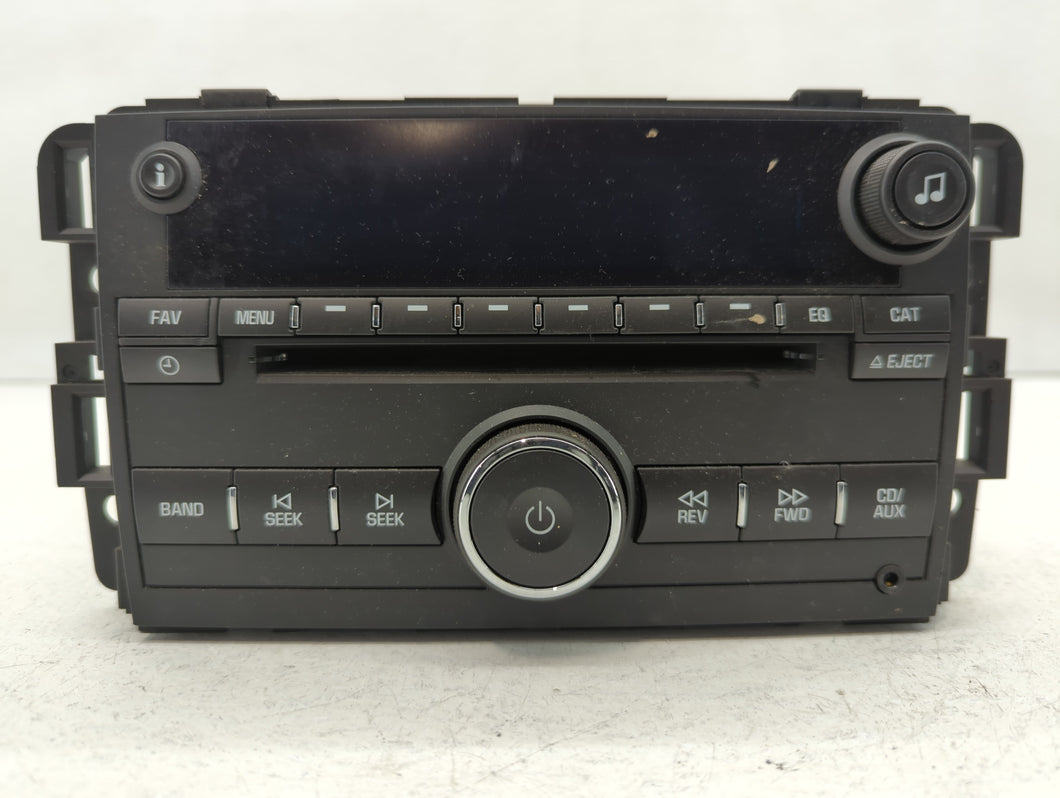 2009-2010 Chevrolet Impala Radio AM FM Cd Player Receiver Replacement P/N:25980720 Fits 2009 2010 OEM Used Auto Parts