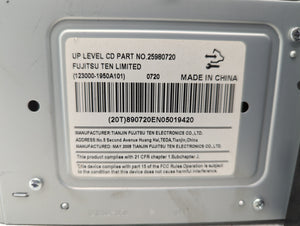 2009-2010 Chevrolet Impala Radio AM FM Cd Player Receiver Replacement P/N:25980720 Fits 2009 2010 OEM Used Auto Parts