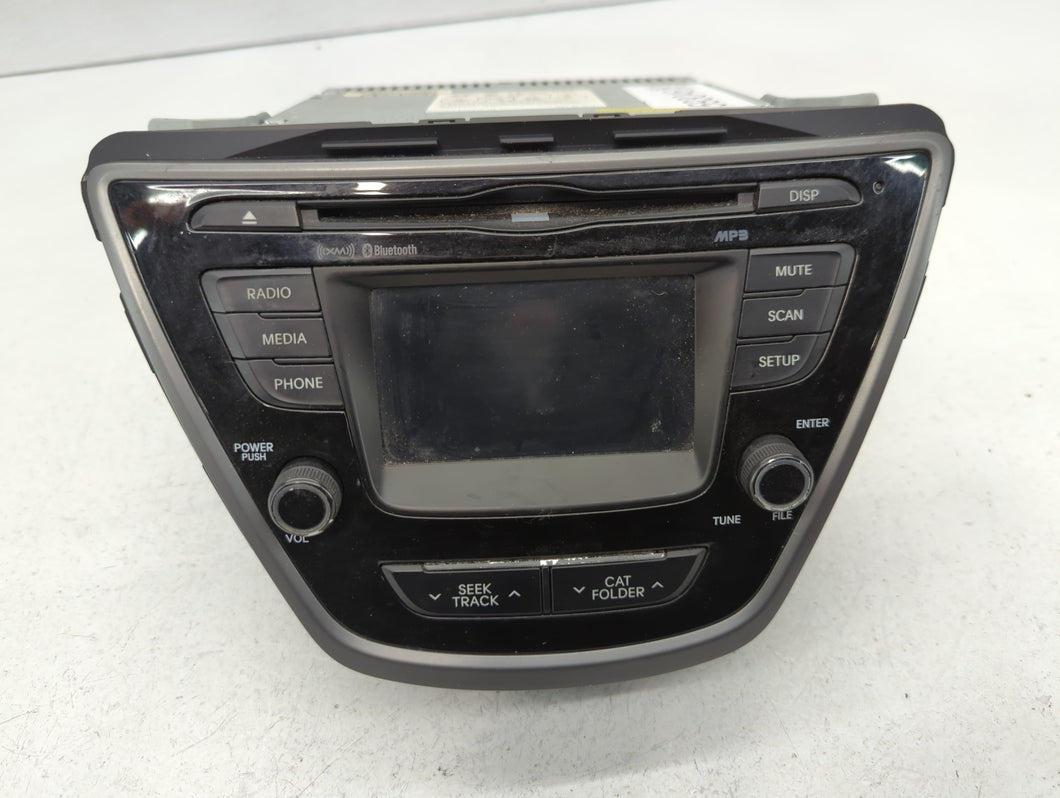 2014-2016 Hyundai Elantra Radio AM FM Cd Player Receiver Replacement P/N:96170-3X156GU Fits 2014 2015 2016 OEM Used Auto Parts