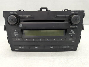 2009 Toyota Corolla Radio AM FM Cd Player Receiver Replacement P/N:86120-02750 Fits OEM Used Auto Parts