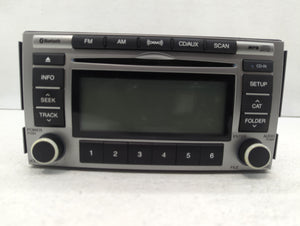 2010-2012 Hyundai Santa Fe Radio AM FM Cd Player Receiver Replacement P/N:96180-0W500BS Fits 2010 2011 2012 OEM Used Auto Parts