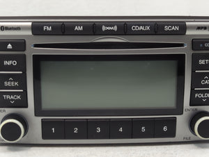 2010-2012 Hyundai Santa Fe Radio AM FM Cd Player Receiver Replacement P/N:96180-0W500BS Fits 2010 2011 2012 OEM Used Auto Parts