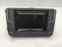 2016-2017 Volkswagen Jetta Radio AM FM Cd Player Receiver Replacement P/N:561 035 150 Fits 2013 2014 2015 2016 2017 OEM Used Auto Parts