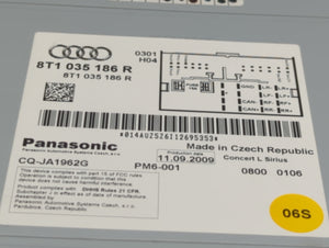 2010-2012 Audi A4 Radio AM FM Cd Player Receiver Replacement P/N:8T1 035 186 R Fits 2010 2011 2012 2013 2014 2015 2016 2017 OEM Used Auto Parts