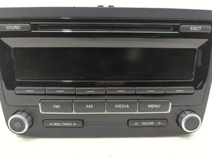 2012-2015 Volkswagen Passat Radio AM FM Cd Player Receiver Replacement P/N:1K0 035 164 D Fits 2011 2012 2013 2014 2015 2016 OEM Used Auto Parts