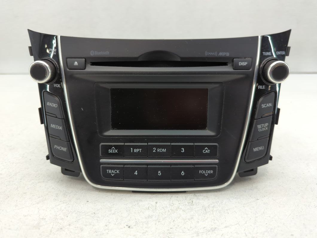 2016-2017 Hyundai Elantra Radio AM FM Cd Player Receiver Replacement P/N:96170-A5260GU Fits 2016 2017 OEM Used Auto Parts