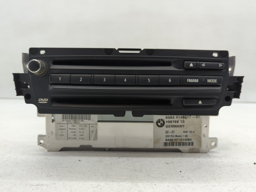 2014-2016 Kia Forte Radio AM FM Cd Player Receiver Replacement P/N:108788 10 6583 9148017-01 Fits 2014 2015 2016 OEM Used Auto Parts