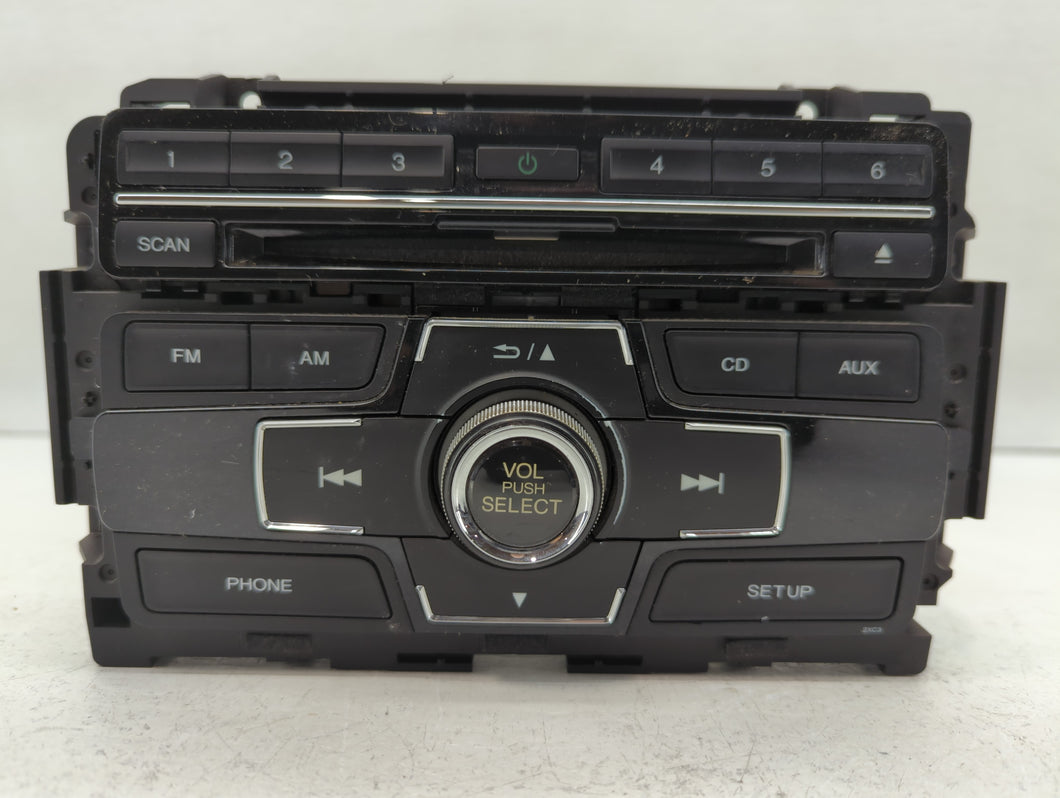 2013-2015 Honda Civic Radio AM FM Cd Player Receiver Replacement P/N:39100-TR3-A314-M1 Fits 2013 2014 2015 OEM Used Auto Parts