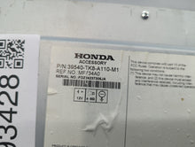 2014-2017 Honda Odyssey Radio AM FM Cd Player Receiver Replacement P/N:39540-TK8-A110-M1 Fits 2014 2015 2016 2017 OEM Used Auto Parts