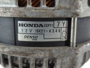 2017-2022 Honda Civic Alternator Replacement Generator Charging Assembly Engine OEM P/N:104211-4340 Fits OEM Used Auto Parts