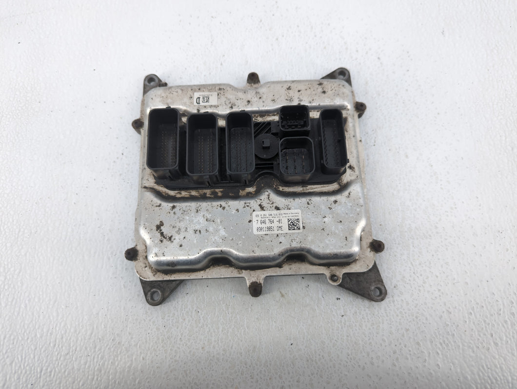 2013-2014 Bmw X3 PCM Engine Control Computer ECU ECM PCU OEM P/N:7 646 764-01 Fits Fits 2012 2013 2014 OEM Used Auto Parts