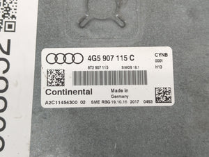 2017-2018 Audi A6 PCM Engine Control Computer ECU ECM PCU OEM P/N:4G5 907 115 C Fits Fits 2017 2018 OEM Used Auto Parts