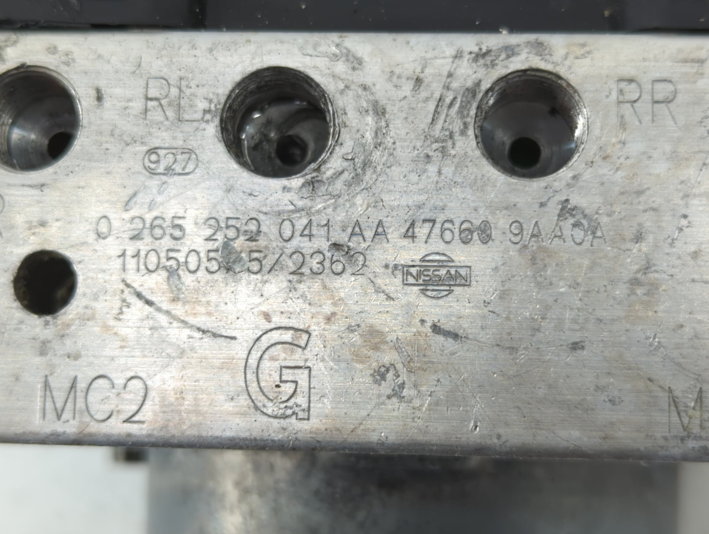 2012 Nissan Sentra ABS Pump Control Module Replacement P/N:10503 A0444 0 265 951 864, 0 265 252 041, 47660 9AA0A Fits OEM Used Auto Parts - Oemusedautoparts1.com