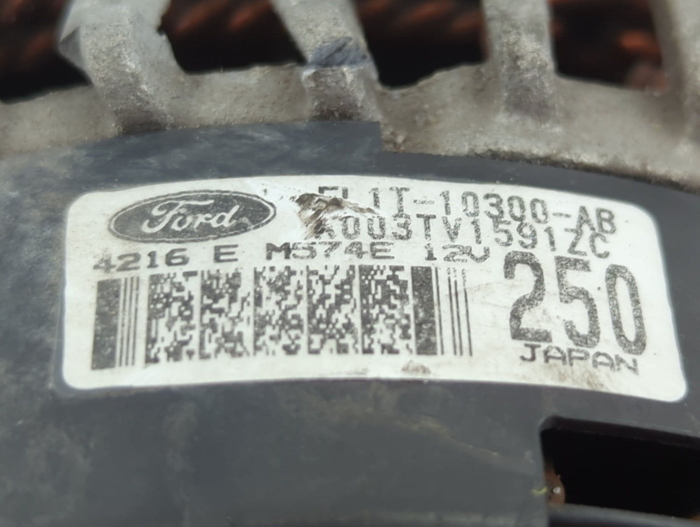 2017 Ford Expedition Alternator Replacement Generator Charging Assembly Engine OEM P/N:5L1T-10300-AB Fits OEM Used Auto Parts - Oemusedautoparts1.com
