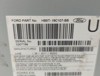 2017 Ford Explorer Radio AM FM Cd Player Receiver Replacement P/N:HB5T-19C107-BB Fits OEM Used Auto Parts - Oemusedautoparts1.com