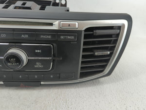 2013-2015 Honda Accord Radio AM FM Cd Player Receiver Replacement P/N:39100-T2A-A320 Fits 2013 2014 2015 OEM Used Auto Parts