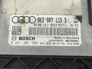 2009 Audi A4 PCM Engine Computer ECU ECM PCU OEM P/N:8K2 907 115 D Fits OEM Used Auto Parts