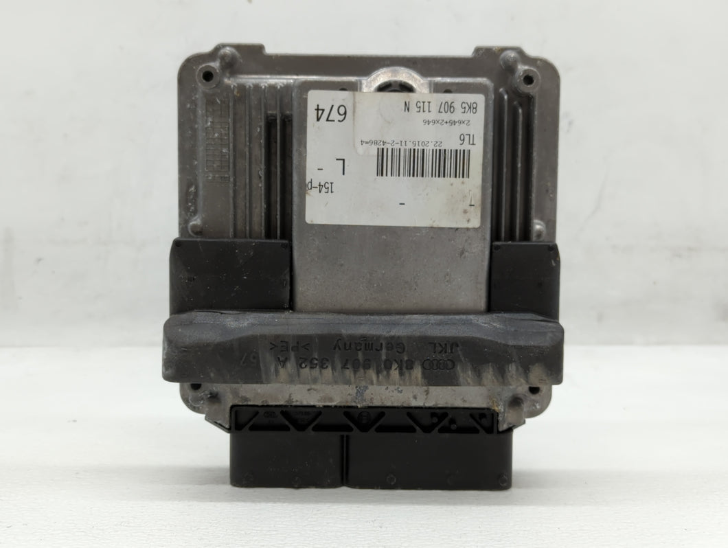 2015 Audi A4 PCM Engine Control Computer ECU ECM PCU OEM P/N:8K5 907 115 N Fits OEM Used Auto Parts