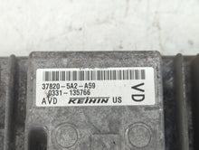 2013 Honda Accord PCM Engine Control Computer ECU ECM PCU OEM P/N:37820-5A2-A59 Fits OEM Used Auto Parts