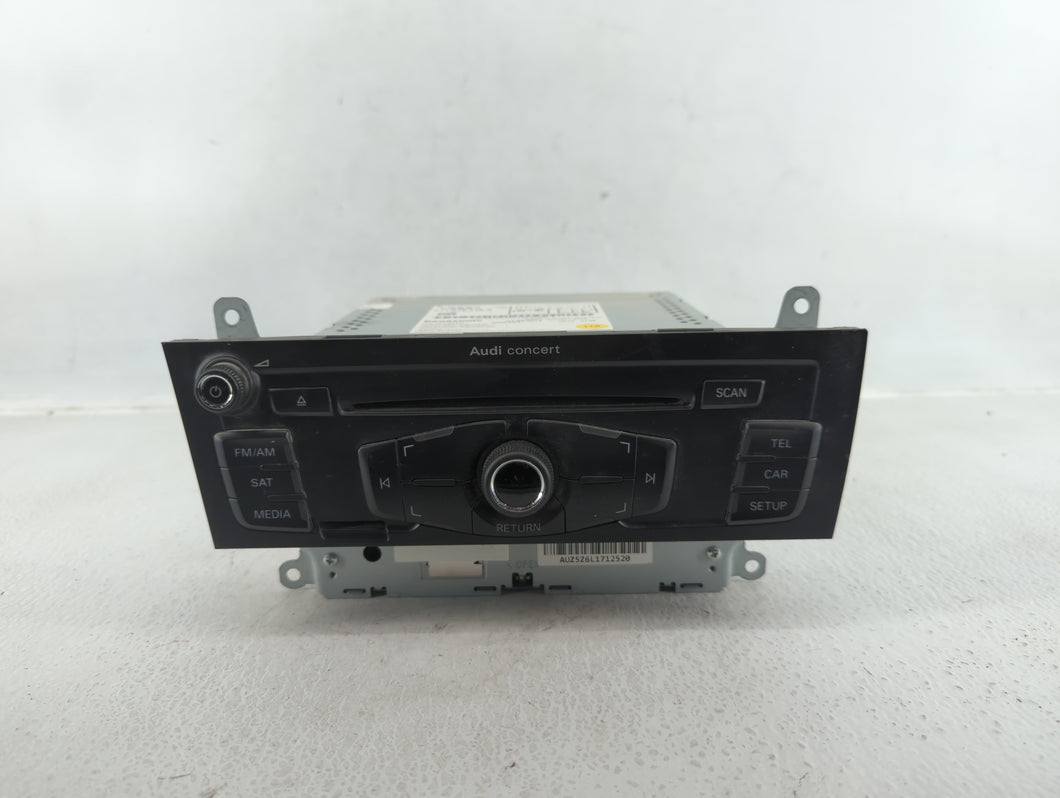 2012 Audi A4 Radio AM FM Cd Player Receiver Replacement P/N:8T1 035 186 R Fits 2008 2009 2010 2011 OEM Used Auto Parts