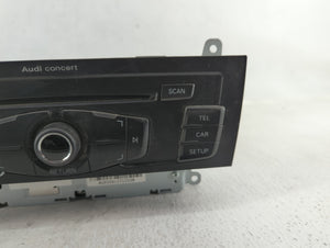 2012 Audi A4 Radio AM FM Cd Player Receiver Replacement P/N:8T1 035 186 R Fits 2008 2009 2010 2011 OEM Used Auto Parts