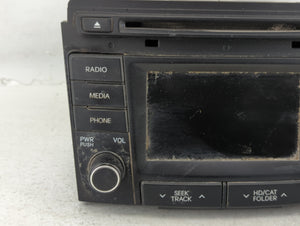 2014-2015 Hyundai Sonata Radio AM FM Cd Player Receiver Replacement P/N:96180-3Q8004X Fits 2014 2015 OEM Used Auto Parts