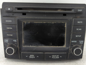 2014-2015 Hyundai Sonata Radio AM FM Cd Player Receiver Replacement P/N:96180-3Q8004X Fits 2014 2015 OEM Used Auto Parts