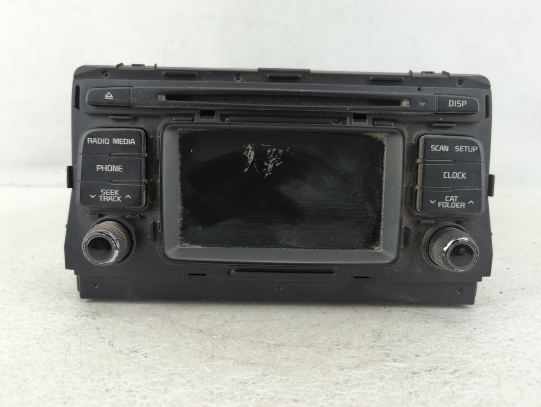 2016-2018 Kia Optima Radio AM FM Cd Player Receiver Replacement P/N:96180-D5100WK Fits 2016 2017 2018 OEM Used Auto Parts