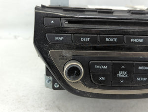 2013-2015 Hyundai Genesis Radio AM FM Cd Player Receiver Replacement P/N:96560-2M770YHG Fits 2013 2014 2015 OEM Used Auto Parts