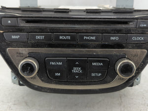 2013-2015 Hyundai Genesis Radio AM FM Cd Player Receiver Replacement P/N:96560-2M770YHG Fits 2013 2014 2015 OEM Used Auto Parts