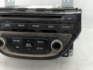 2013-2015 Hyundai Genesis Radio AM FM Cd Player Receiver Replacement P/N:96560-2M770YHG Fits 2013 2014 2015 OEM Used Auto Parts