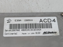 2017-2020 Chevrolet Impala PCM Engine Control Computer ECU ECM PCU OEM P/N:12685918 Fits Fits 2017 2018 2019 2020 OEM Used Auto Parts