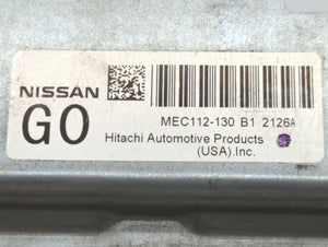 2011-2013 Nissan Altima PCM Engine Control Computer ECU ECM PCU OEM P/N:MEC112-130 B1 Fits Fits 2011 2012 2013 OEM Used Auto Parts