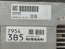 2020-2022 Nissan Sentra PCM Engine Control Computer ECU ECM PCU OEM P/N:NEC025-670 Fits Fits 2020 2021 2022 OEM Used Auto Parts