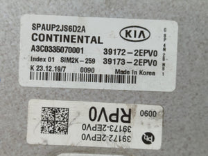 2021 Kia Seltos PCM Engine Control Computer ECU ECM PCU OEM P/N:39172-2EPV0 Fits OEM Used Auto Parts