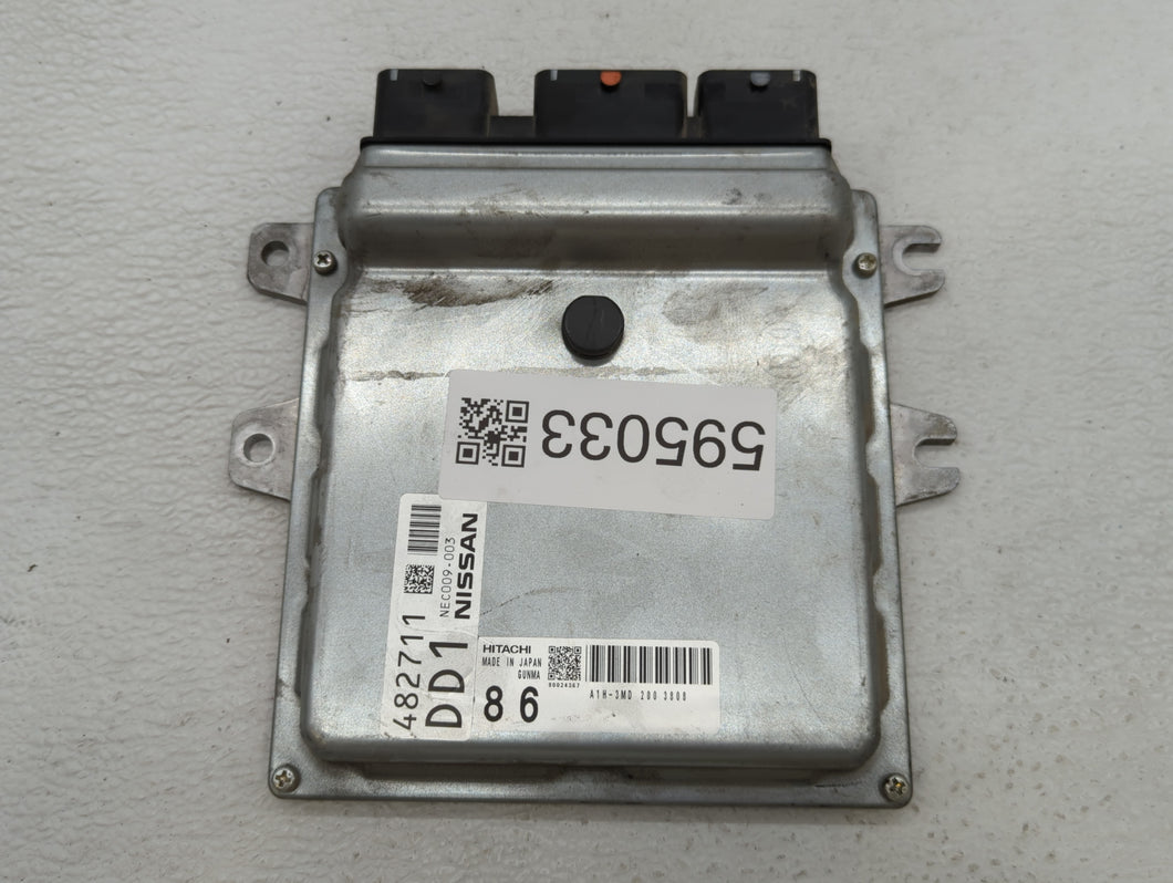 2014 Nissan Maxima PCM Engine Control Computer ECU ECM PCU OEM P/N:NEC009-003 Fits OEM Used Auto Parts