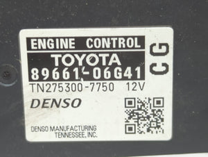 2008-2009 Toyota Camry PCM Engine Control Computer ECU ECM PCU OEM P/N:89661-06G41 Fits Fits 2008 2009 OEM Used Auto Parts