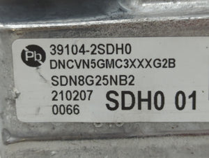 2020-2021 Hyundai Sonata PCM Engine Control Computer ECU ECM PCU OEM P/N:39100-2SDE0 Fits Fits 2020 2021 OEM Used Auto Parts